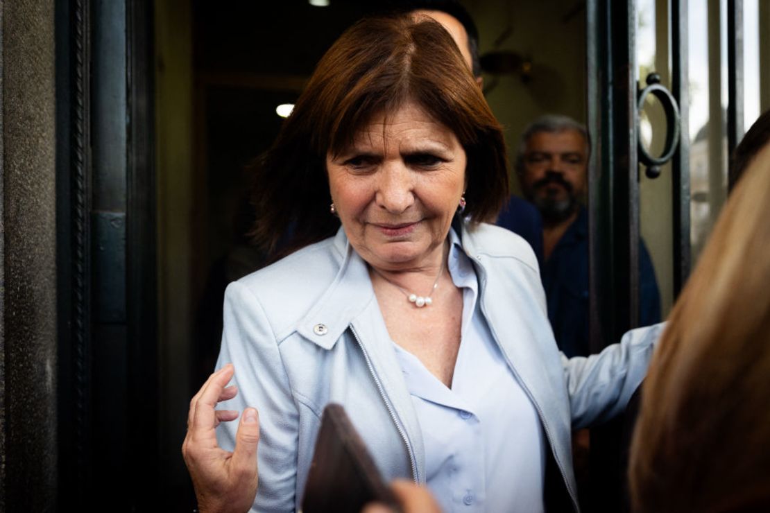 Patricia Bullrich, durante la campaña a la presidencia de Argentina