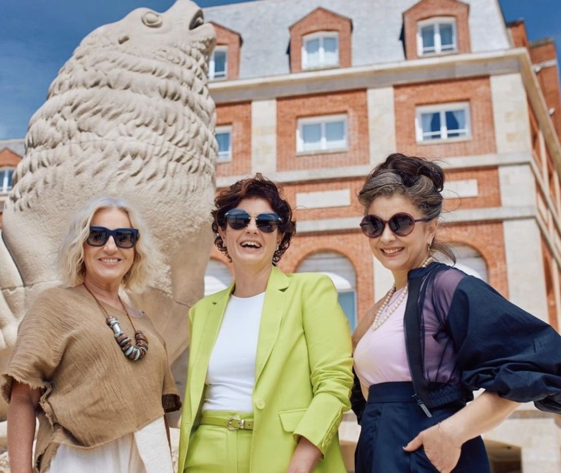 "Elena sabe" y su presentación en Mar del Plata. Las actrices y la directora. Foto: @addockfilms