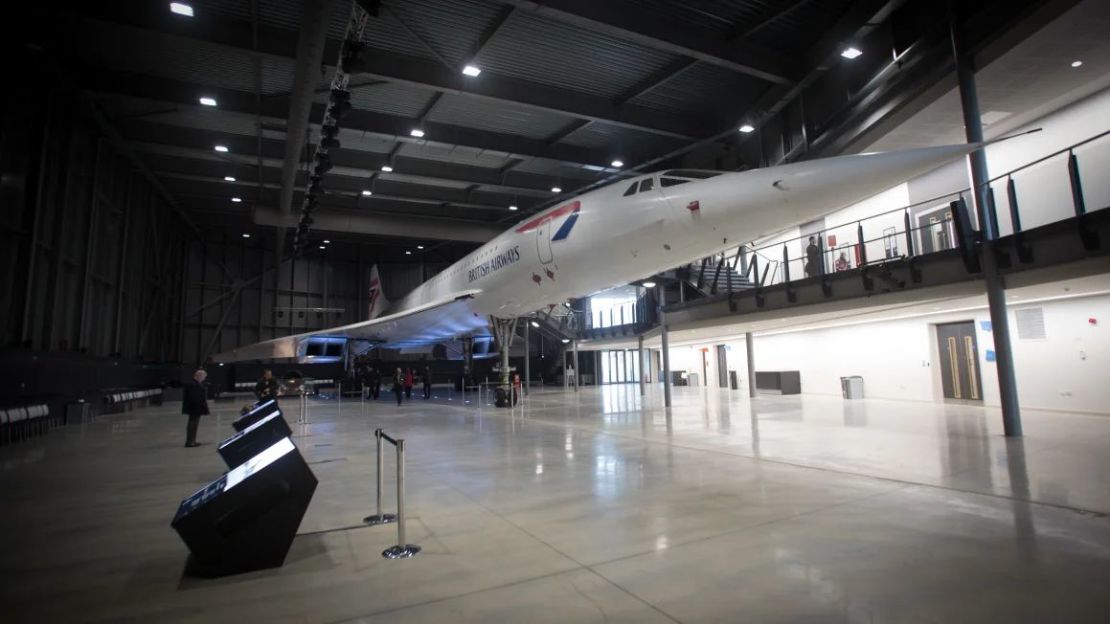 El Concorde Alpha Foxtrot, el avión que fue fotografiado por Whyld, se expone ahora en Aerospace Bristol.