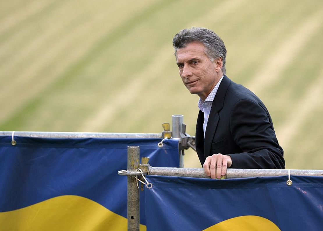 Mauricio Macri en una fotografía de archivo de 2015