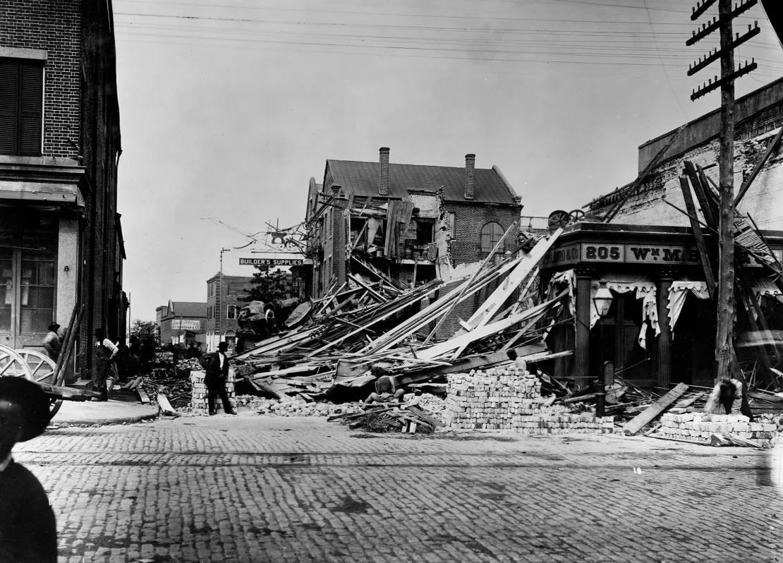 El terremoto de 1886 en Charleston es uno de los eventos sísmicos más masivos registrados en el este de Norteamérica, según el USGS. Crédito: John Karl Hillers/Biblioteca del Servicio Geológico de EE.UU.