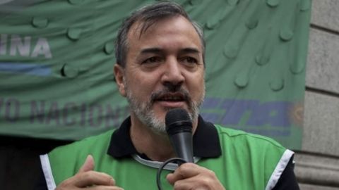Rodolfo Aguiar, Secretario General de ATE (Foto Télam).