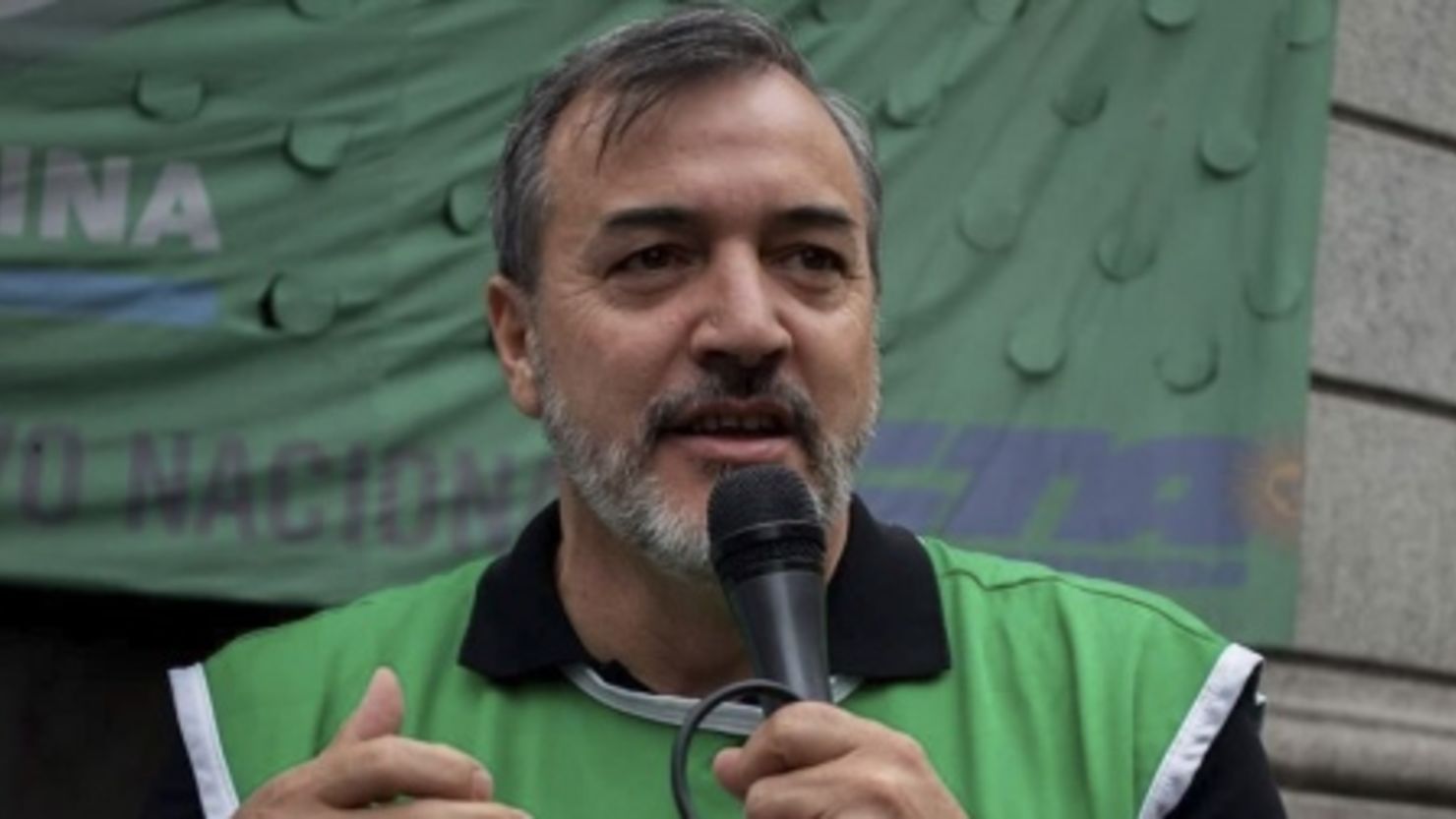 Rodolfo Aguiar, Secretario General de ATE (Foto Télam).