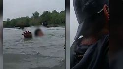 CNNE 1518639 - dramatico momento del rescate a un migrante en el rio grande en texas