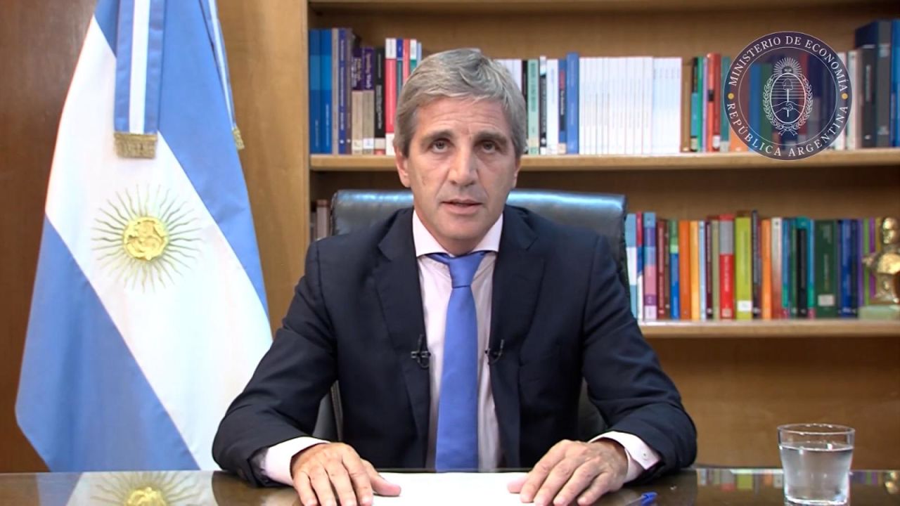 Luis Caputo, Ministro de Economía.