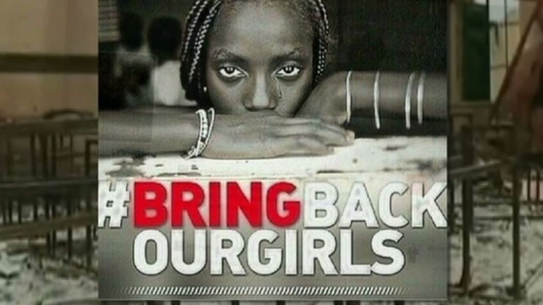 CNNE 152607 - image (1) el-slogan-de-la-campaa-internacional-para-rescatar-a-ms-de-200-nias-secuestradas-en-nigeria-jpg for post 121399