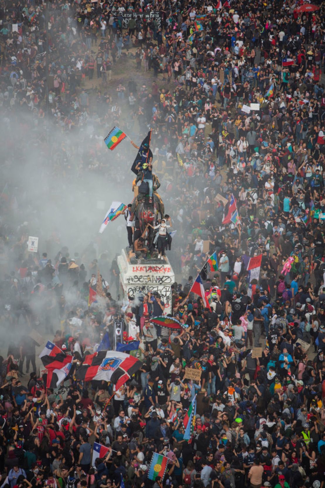 Manifestaciones entigubernamentales el 4 de noviembre de 2019, en Chile