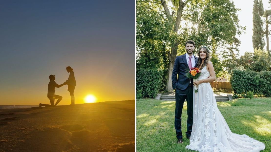 Sarah y Nico tuvieron una gran boda en Buenos Aires, en marzo de 2023. Cortesía: @ba.noma.