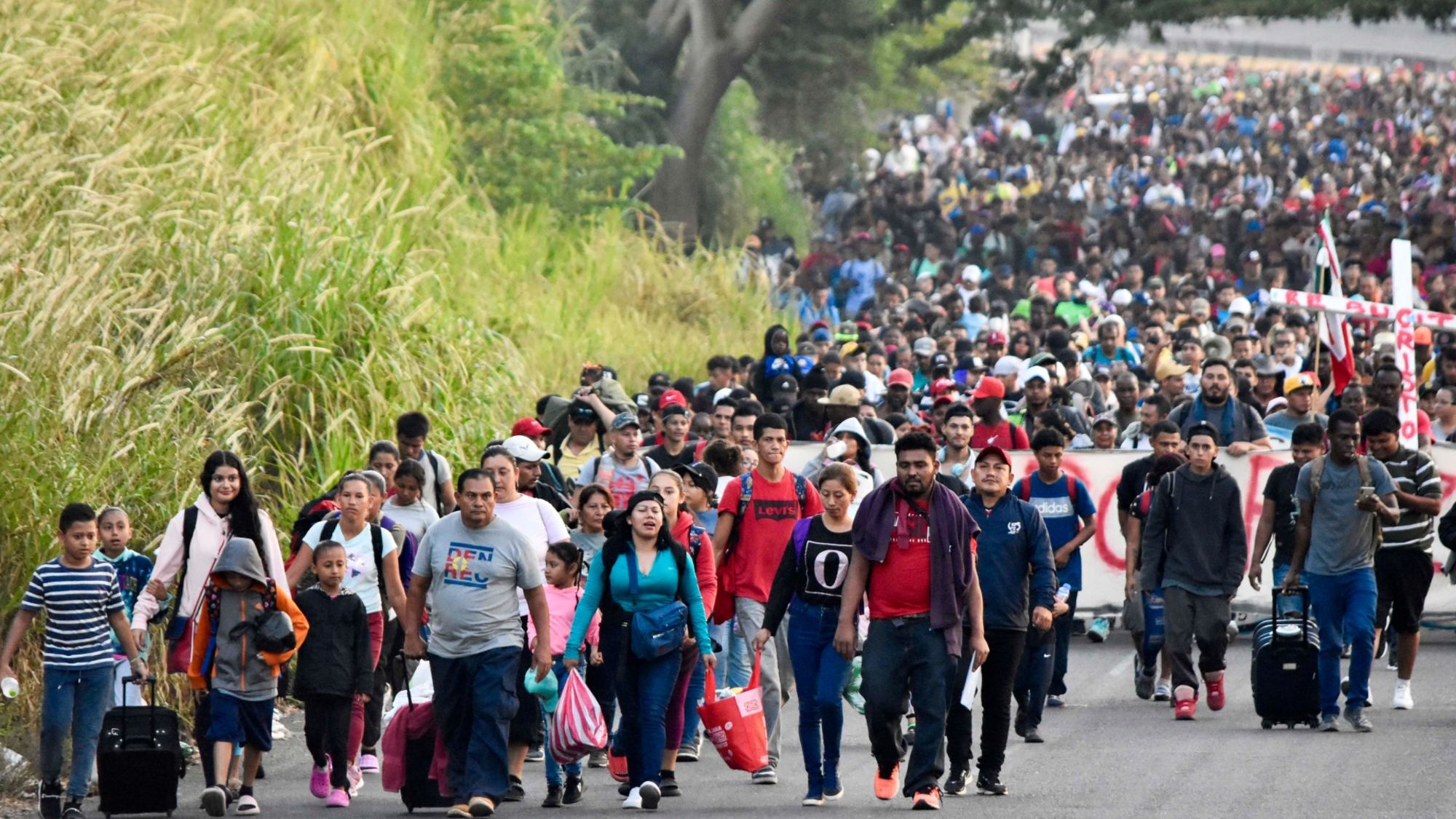 CNNE 1536472 - caravana migrante