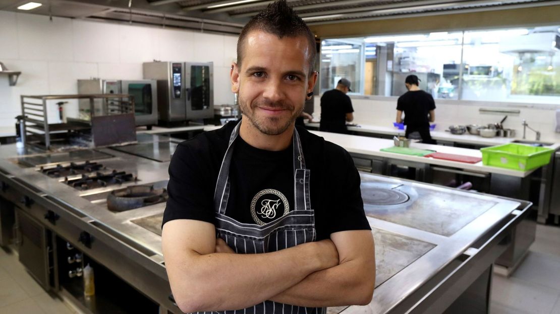 El chef Dabiz Muñoz, fotografiado en marzo de 2019, es la fuerza detrás de DiverXO en Madrid.