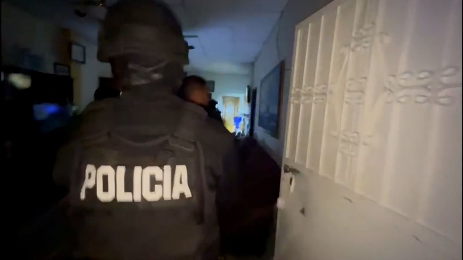 Una de las acciones del operativo "Gran Fénix 03" llevada a cabo en Ecuador.