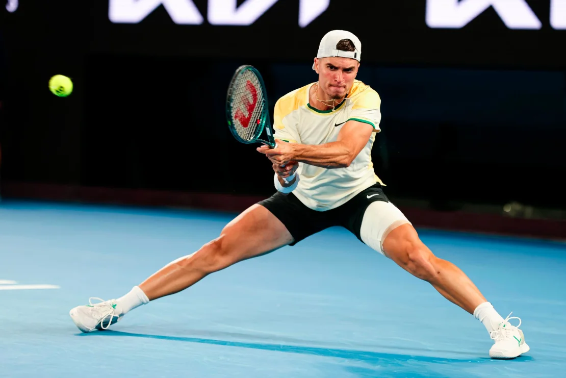 El joven de 18 años impresionó en su debut en el cuadro principal de un Grand Slam.