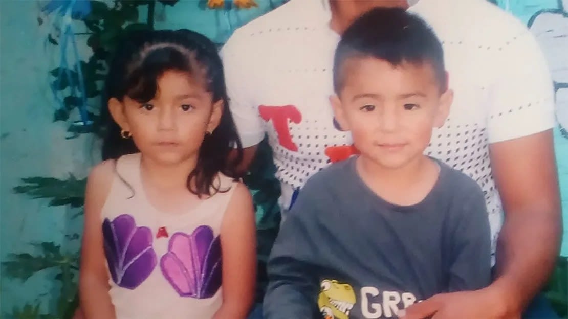 Yorlei Rubi (izquierda), de 10 años, y Jonathan Agustín Briones de la Sancha, de 8, aparecen en una fotografía de 2019. Ambos niños se ahogaron el viernes por la noche en el río Grande. Foto obtenida por CNN