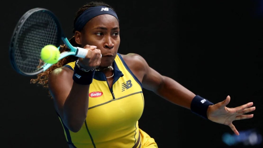 Coco Gauff tuvo una actuación impresionante contra Magdalena Frech.