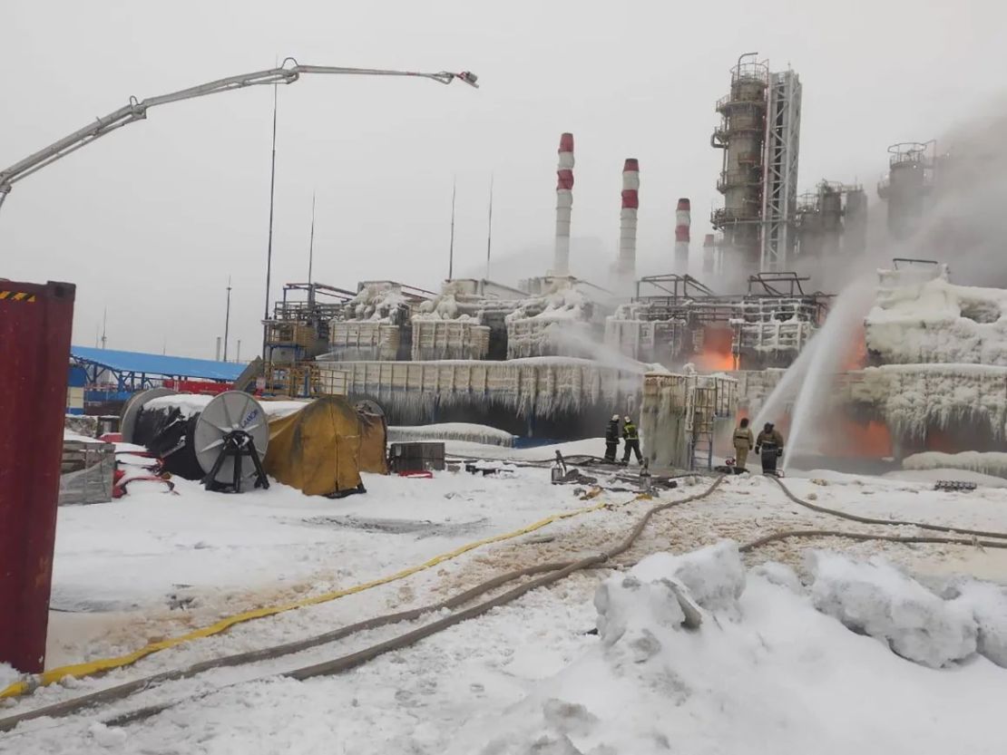 Una fuente de Defensa de Ucrania afirmó que realizaron un ataque con drones contra la terminal petrolera.