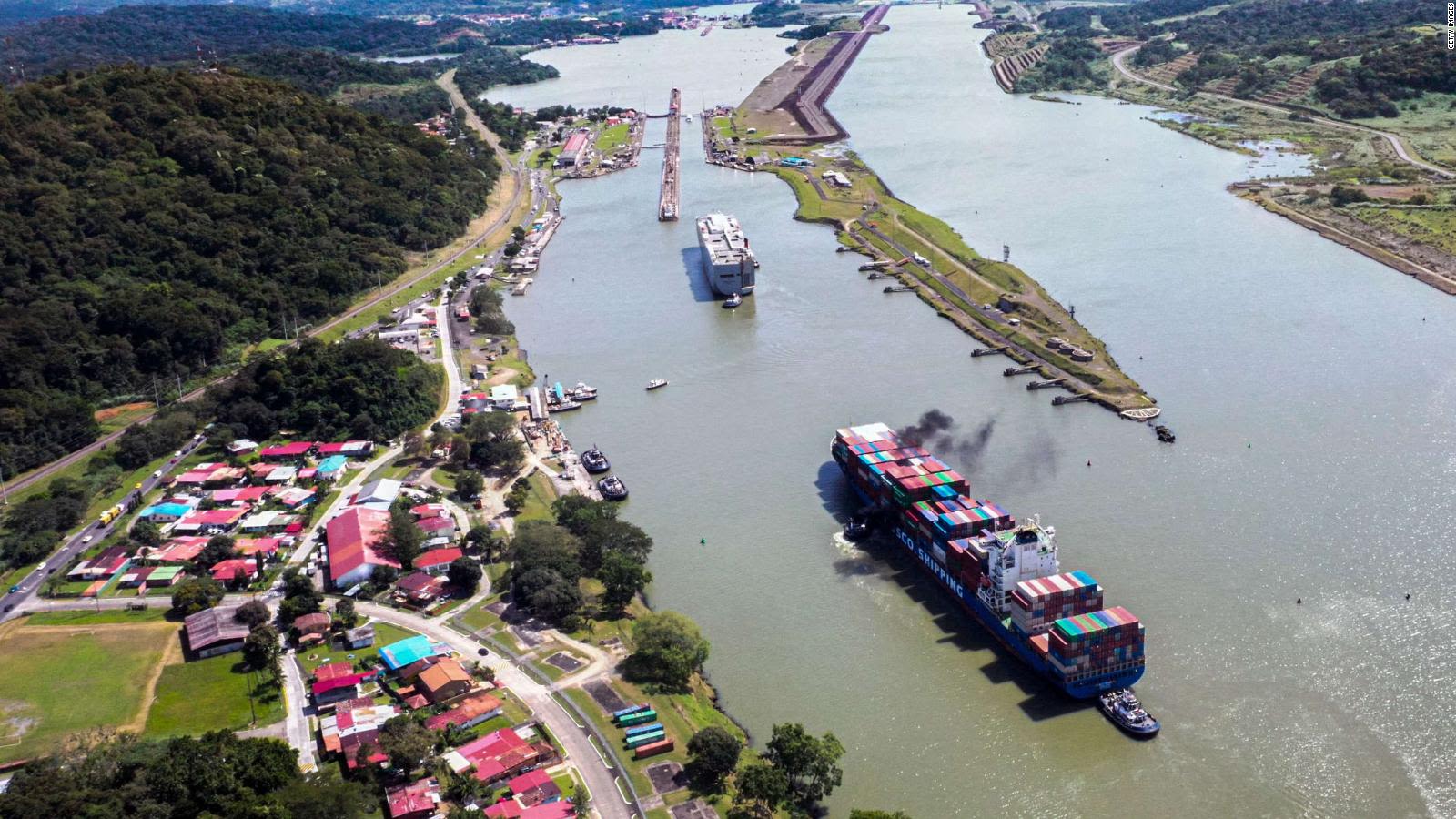 Alerta por sequía en el canal de Panamá