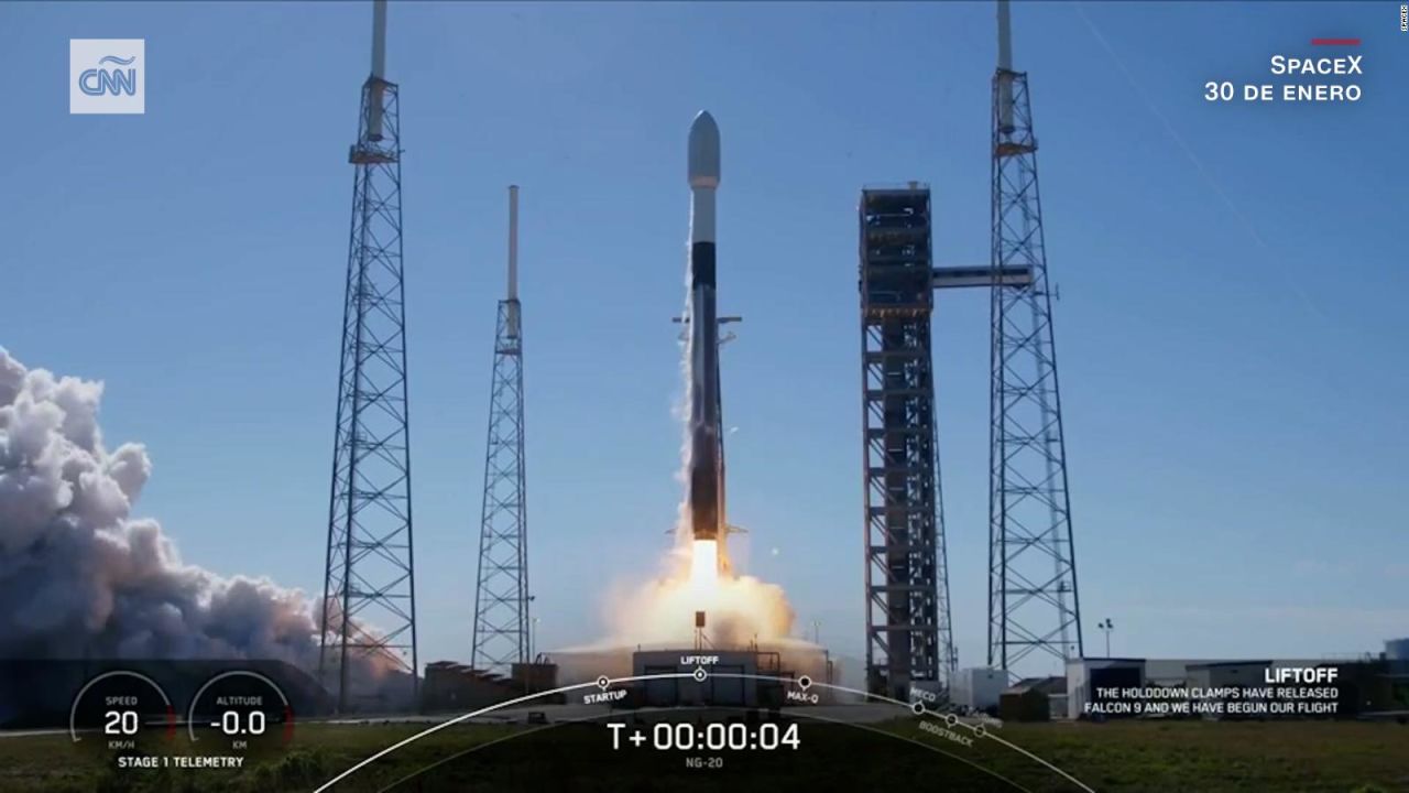 CNNE 1558818 - el exitoso lanzamiento de spacex con la nave de carga cygnus