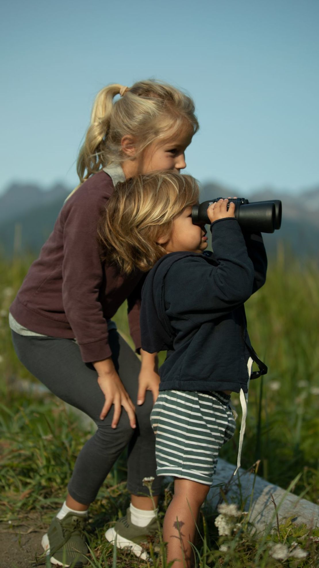 Gee dice que cuando se trata de viajar con niños pequeños, elegir "la mejor actitud" es clave. Crédito: Garrett Gee/National Geographic