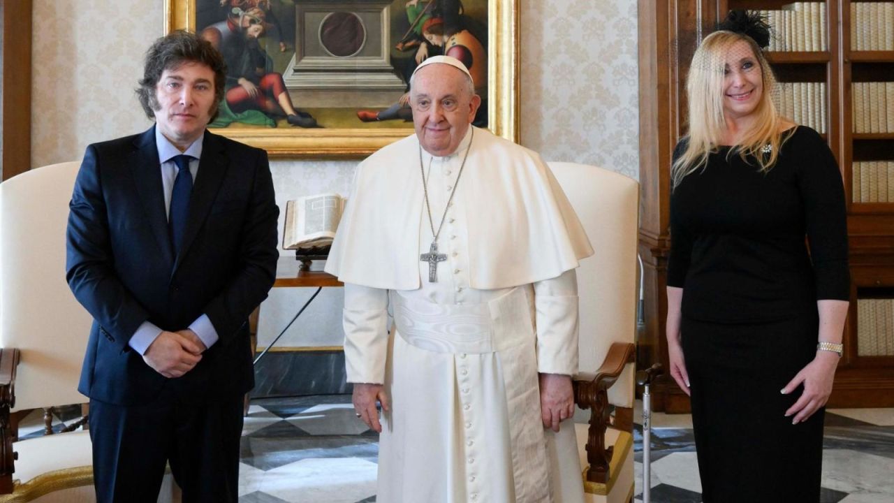 CNNE 1581255 - javier milei se reunio con el papa francisco en el vaticano