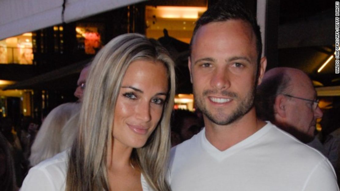 Reeva Steenkamp y Óscar Pistorious.