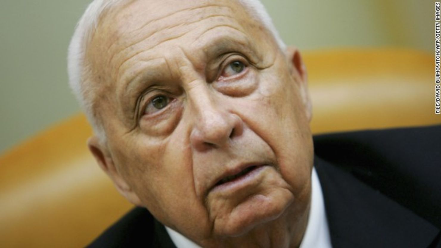 Ariel Sharon, ex primer ministro de Israel, en 2005