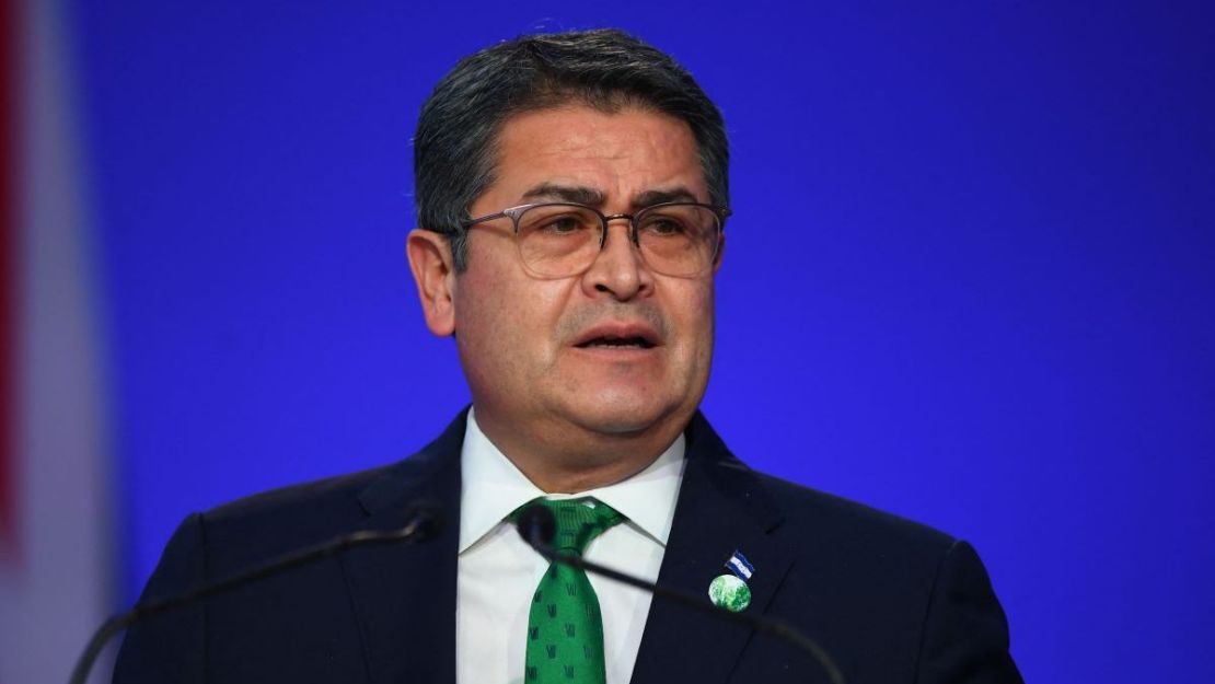 El expresidente de Honduras Juan Orlando Hernández en 2021.