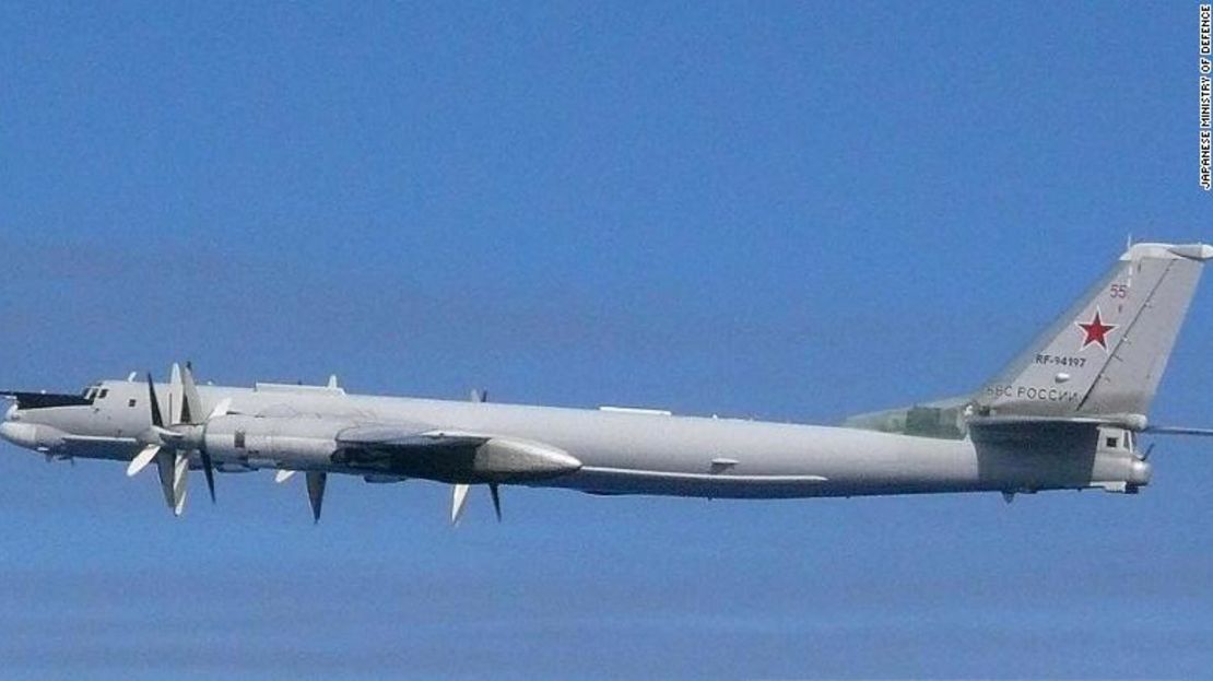 Un bombardero ruso Tu-95 involucrado en incidente del martes fue fotografiado por una aeronave japonesa.