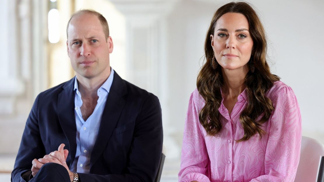 El príncipe de Gales, William, y su esposa, Kate.