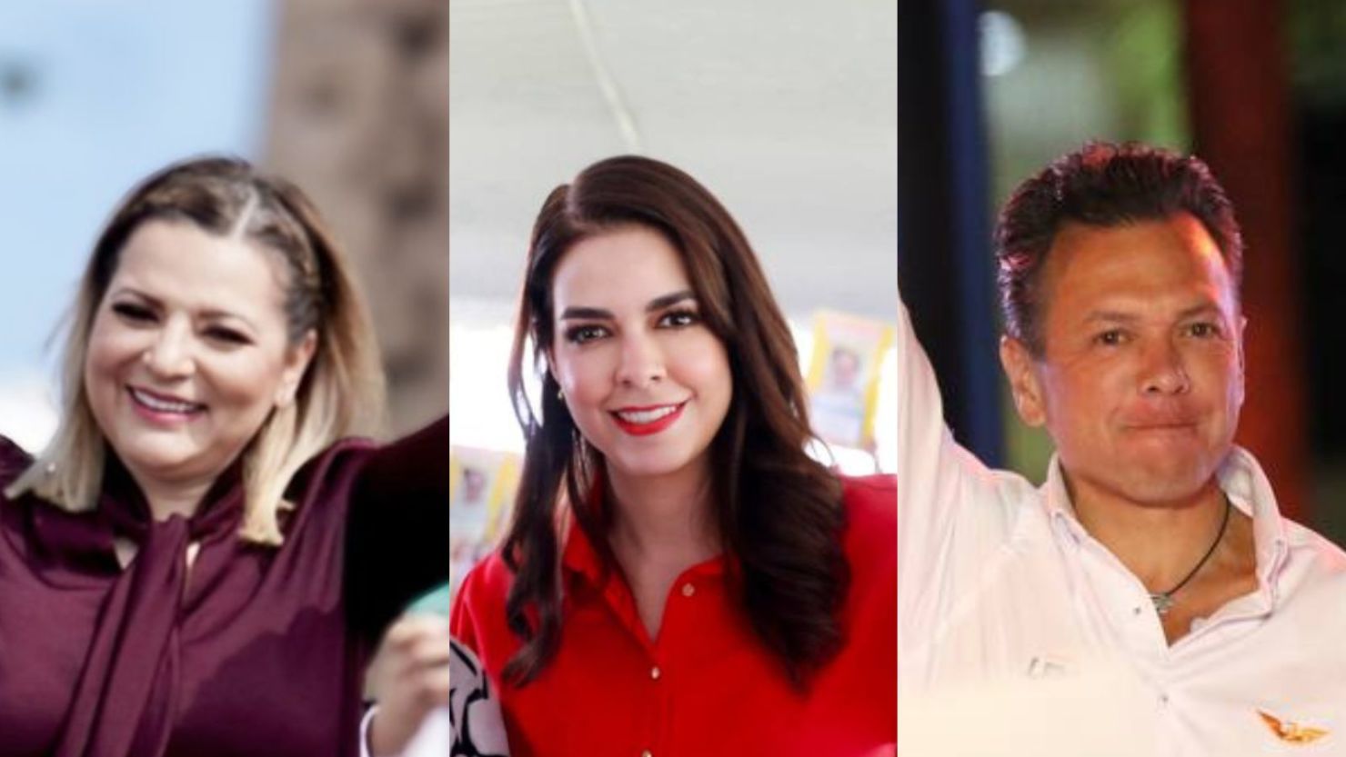 Claudia Delgadillo, Laura Haro y Pablo Lemus, candidatos en Jalisco.