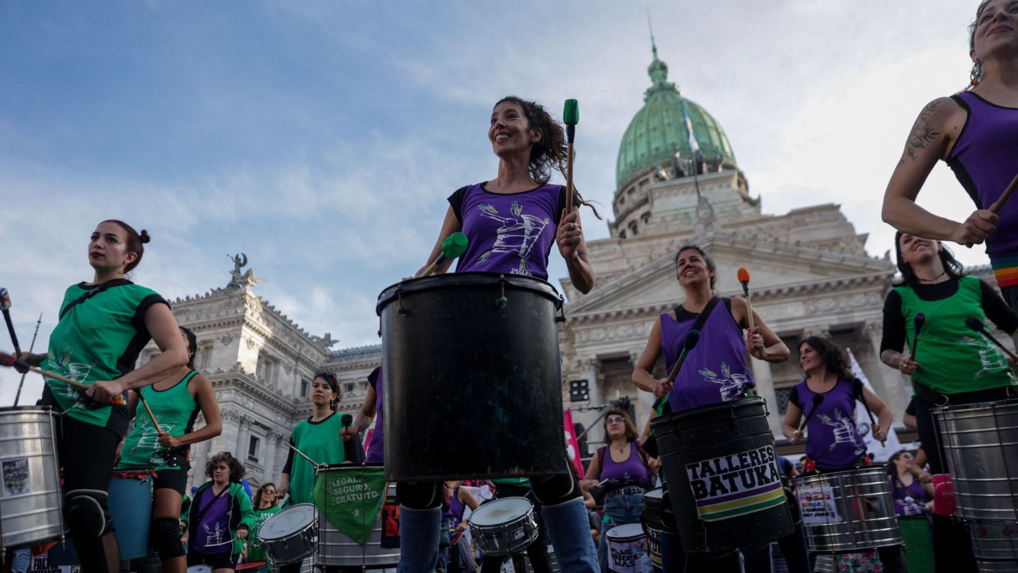 Movilización en Argentina por el 8M