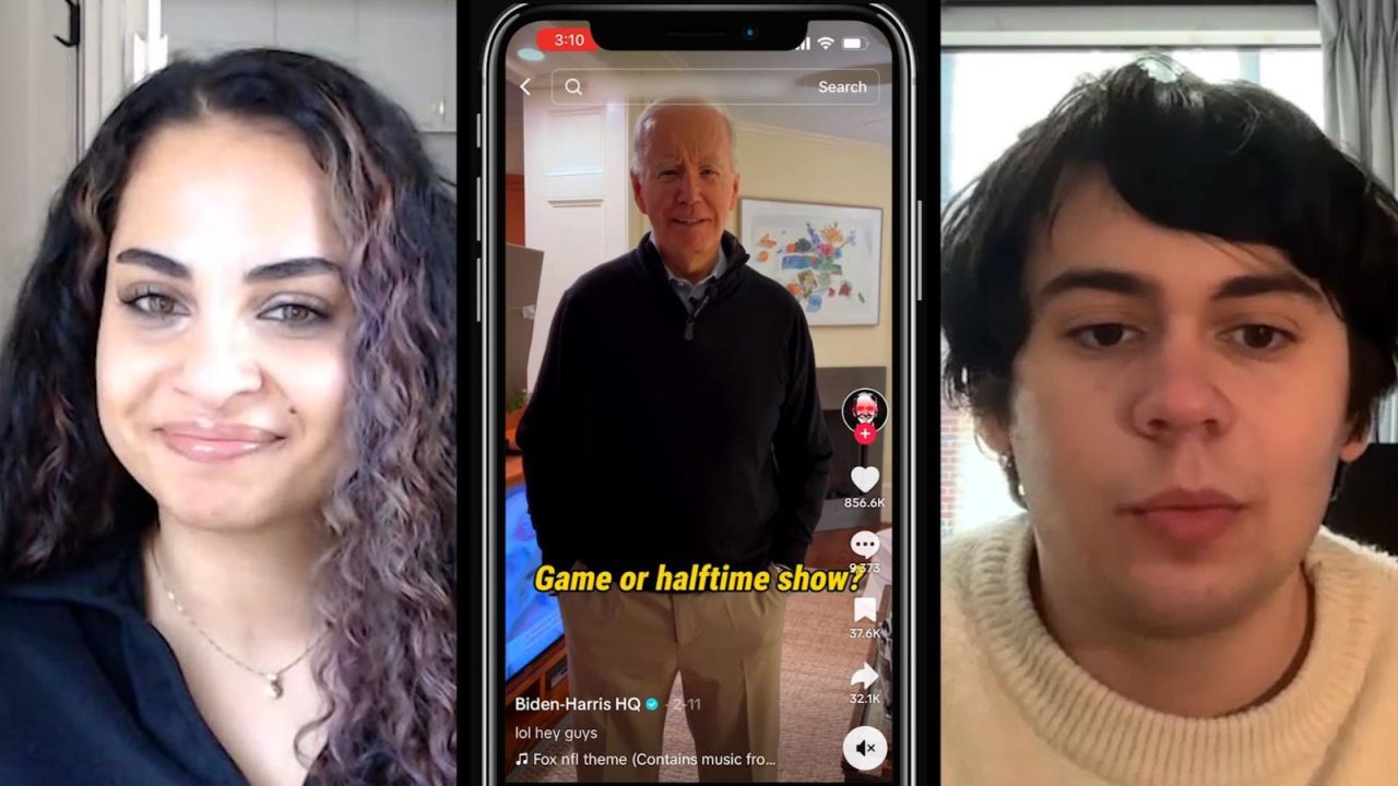 CNNE 1617965 - influencers reaccionan a los tiktok de biden