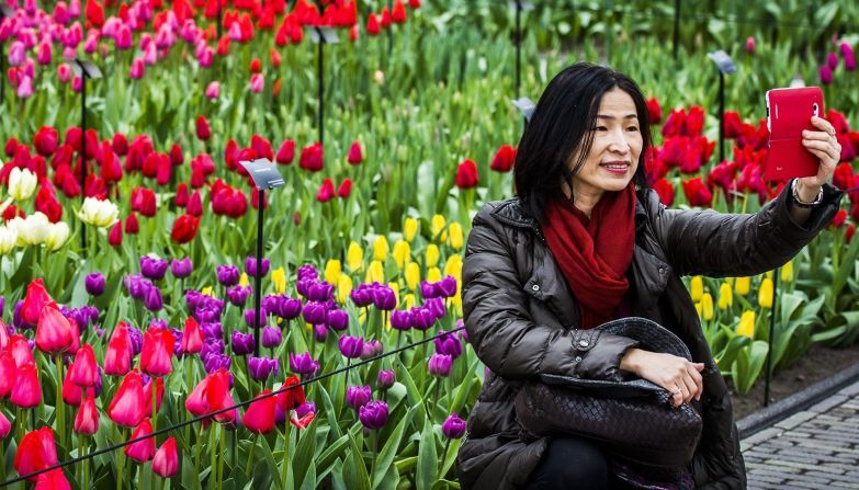 Holanda, el séptimo país más feliz del mundo, deleita a sus visitantes con sus paisajes llenos de tulipanes (Getty Images).