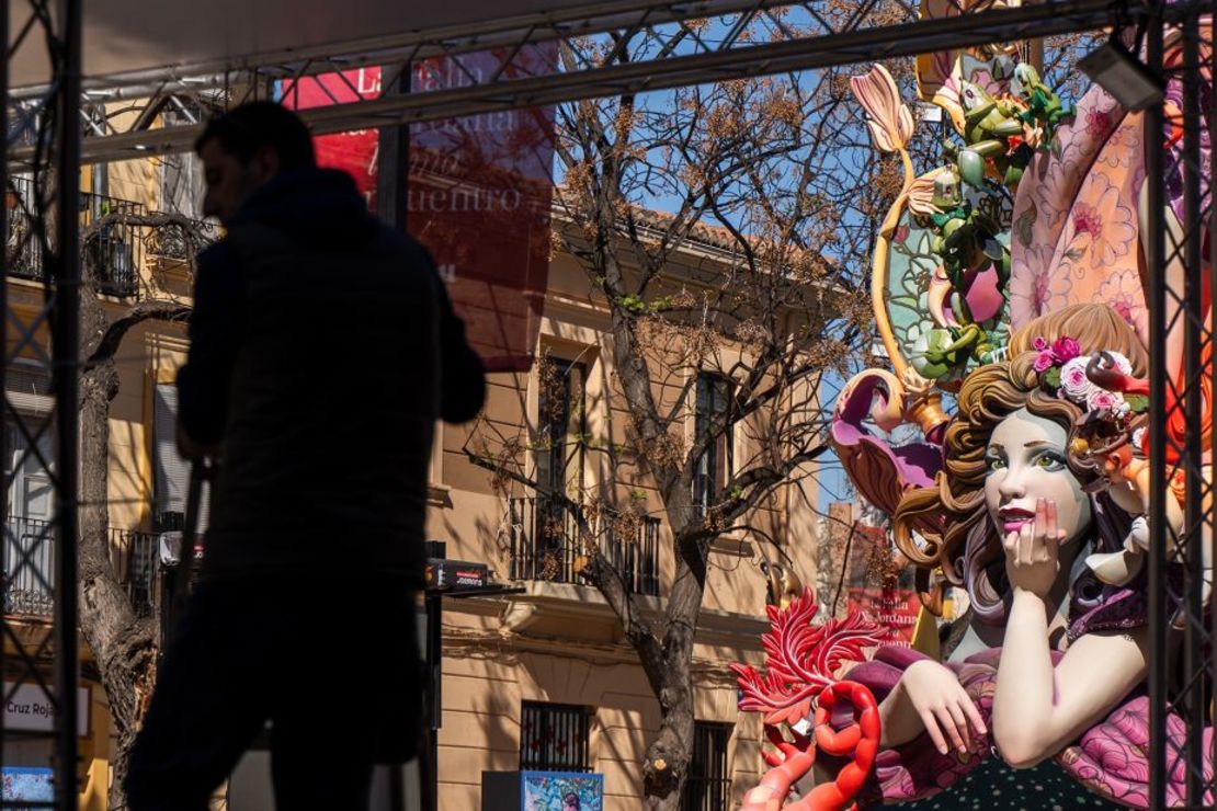 Las Fallas de primavera de este año son unas de las primeras en apostar por la sostenibilidad. Crédito: Jorge Gil/Europa Press/Getty Images