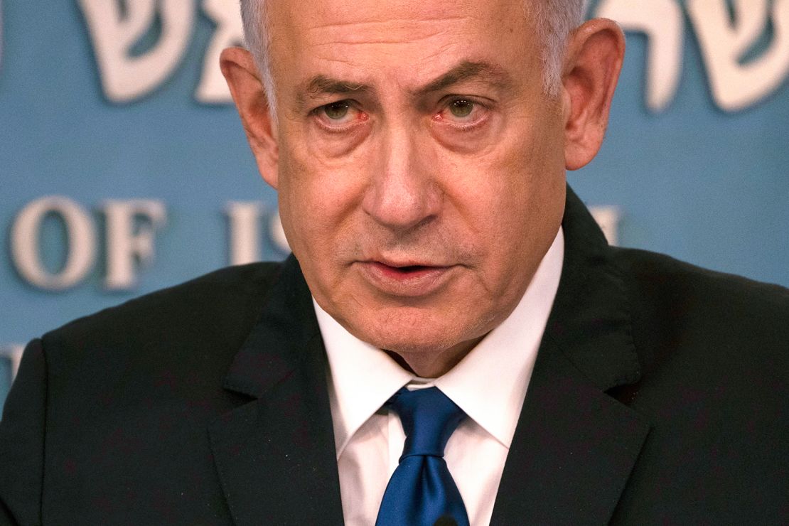 Benjamin Netanyahu pronuncia un discurso en Jerusalén, el 17 de marzo. Leo Correa/AP