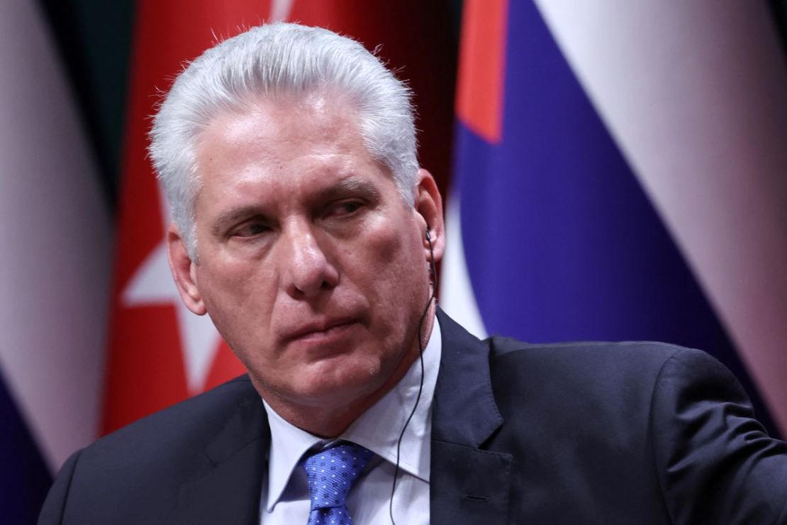 El presidente de Cuba, Miguel Díaz-Canel.