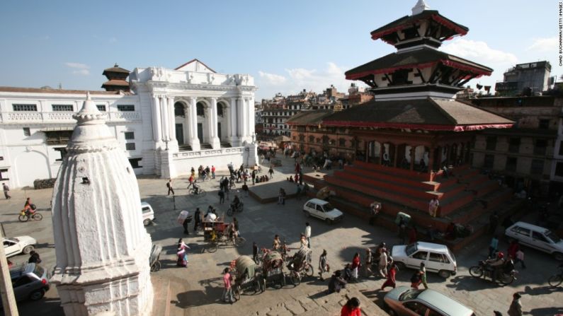 La plaza Basantapur Durbar en Katmandú, en una foto tomada en noviembre de 2008.