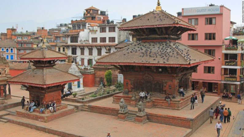 La plaza Patan Durbar, en Patan, a las afueras de Katmandú, en abril de 2014.