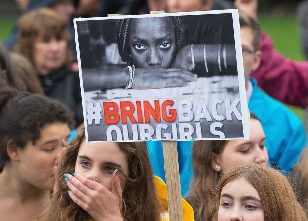 El secuestro masivo de 200 niñas nigerianas llevó a crear un movimiento global, #BringBackOurGirls, con el fin de que fueran rescatas (AFP/Getty Images/Archivo).