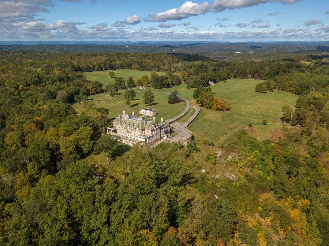 Esta foto de septiembre de 2020 muestra la finca Seven Springs de Donald Trump en Mount Kisco, en el condado de Westchester, en Nueva York.