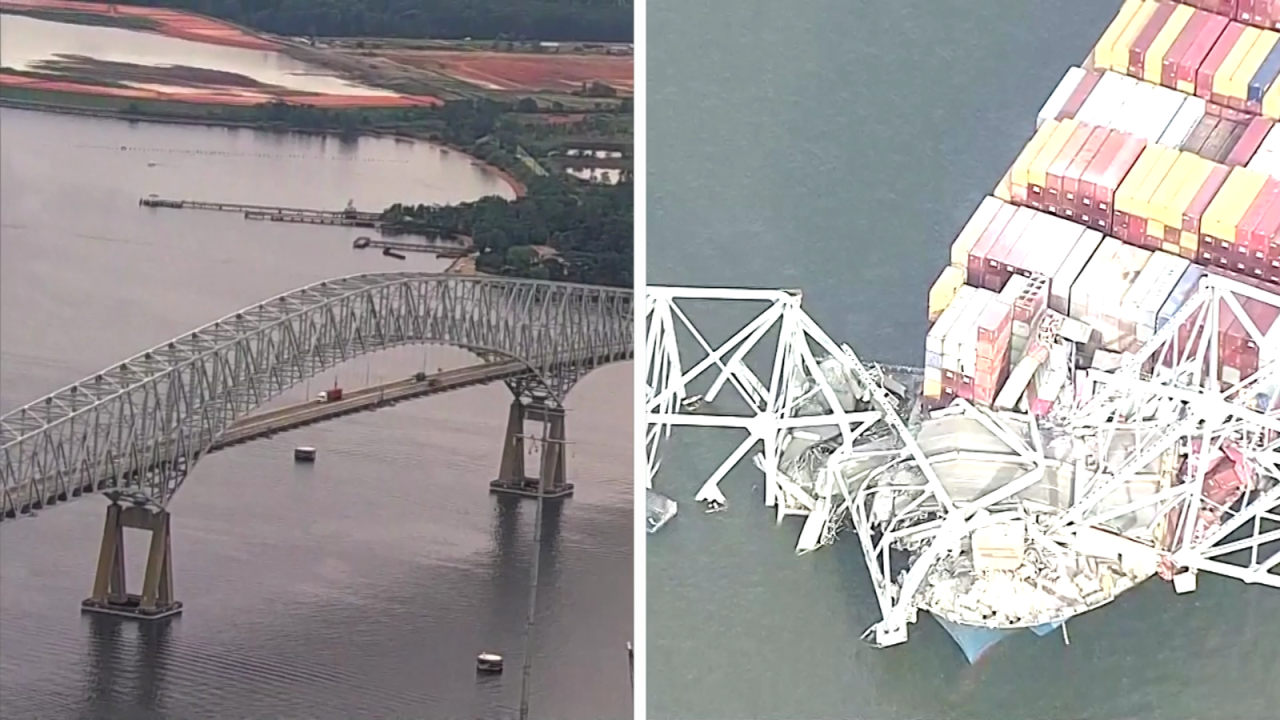 CNNE 1652768 - el antes y el despues del puente que colapso en baltimore