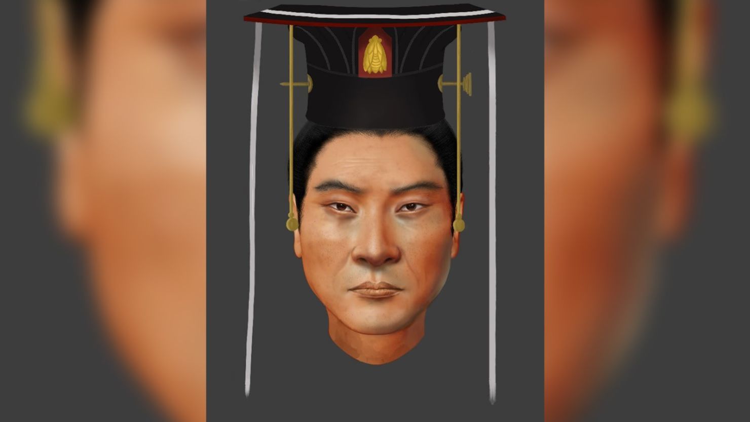 Una reconstrucción facial revela nuevos datos sobre los rasgos del emperador Wu de la dinastía Zhou del Norte, que gobernó entre los años 560 y 580.