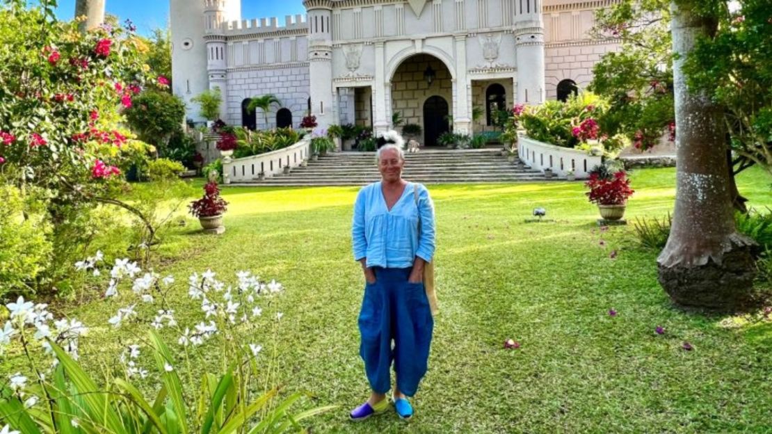 Marjorie Skouras en la Hacienda Chenche de las Torres en Yucatán, México.