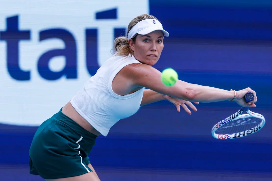 Collins derrotó a la campeona de Wimbledon 2022, Elena Rybakina, en la final del Abierto de Miami.