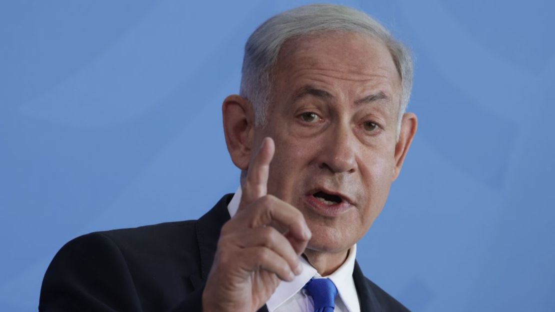 El primer ministro de Israel, Benjamin Netanyahu, el16 de marzo de 2023 en Berlín, Alemania.