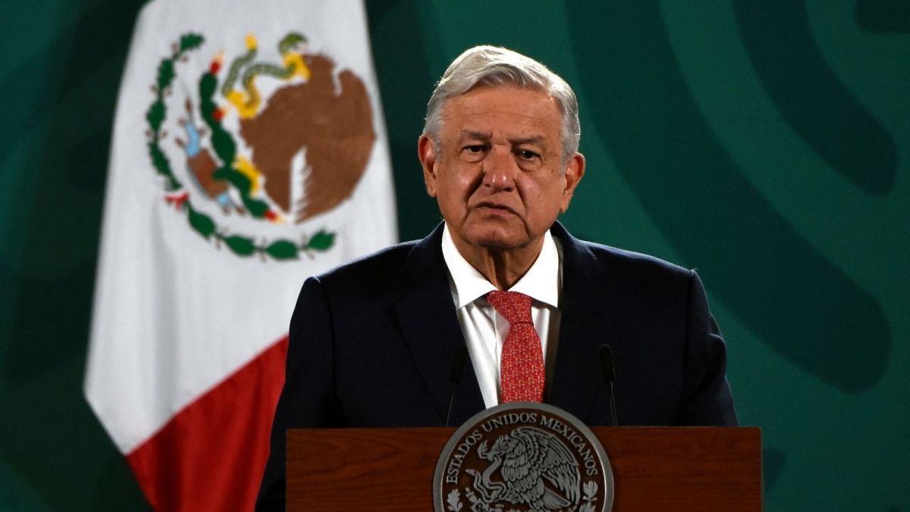 El presidente de México, Andrés Manuel López Obrador, durante una conferencia de prensa el 7 de junio de 2021.