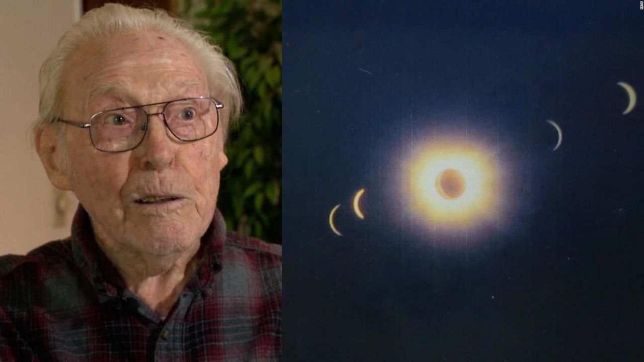 CNNE 1657040 - un anciano de 105 anos, apasionado desde joven a los eclipses