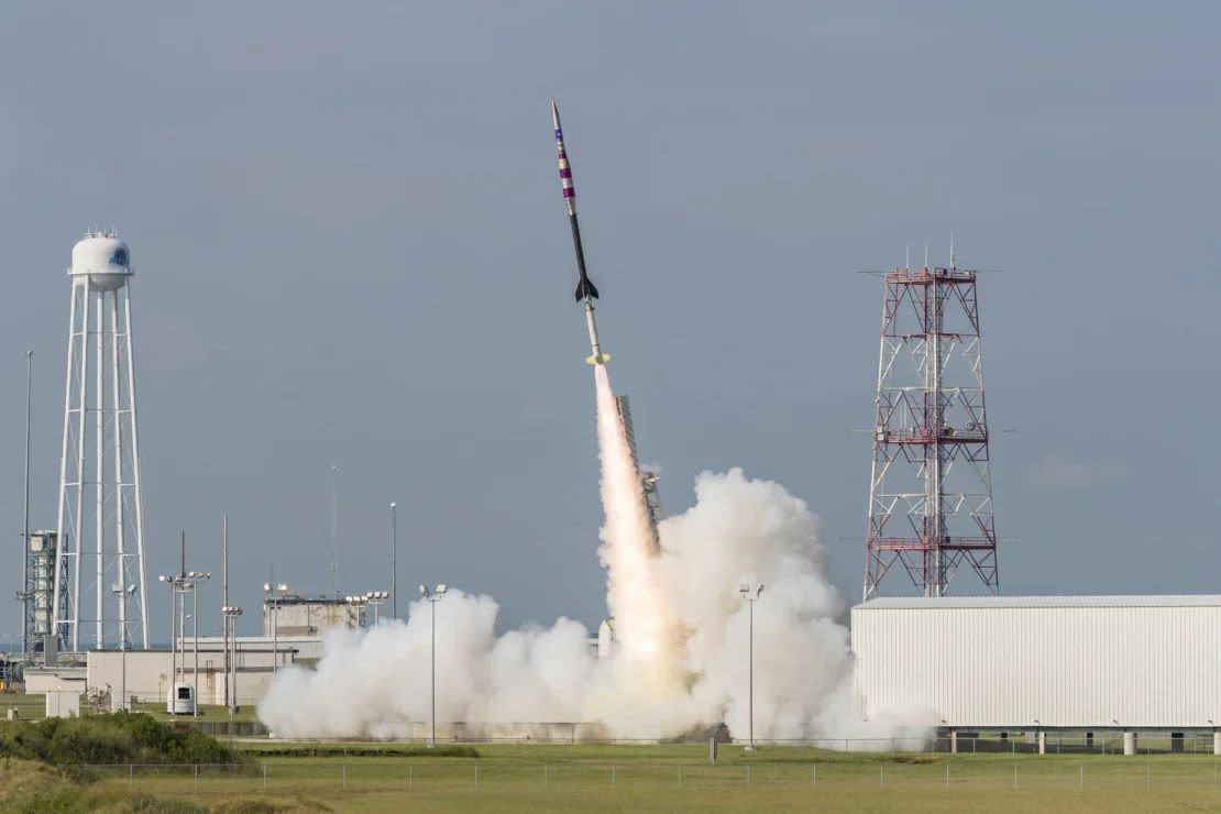 El 8 de abril se lanzarán tres cohetes de sondeo desde las instalaciones de vuelo Wallops de la NASA para estudiar el eclipse. Crédito: Allison Stancil/NASA.