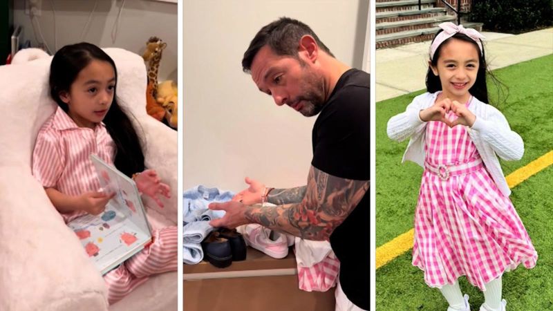 Las elecciones de moda de un padre para su hija se hacen virales