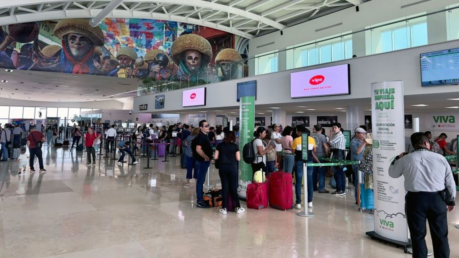 Vista del aeropuerto Ángel Albino Corzo en Chiapas, México, el 18 de mayo de 2023.