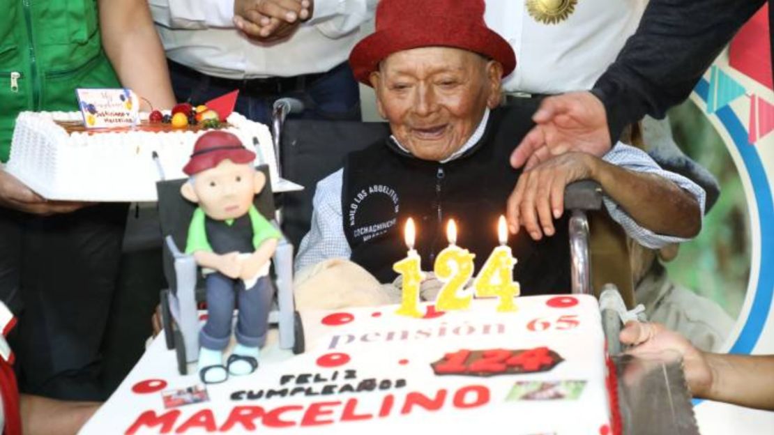 Las autoridades peruanas dicen que Marcelino Abad Tolentino cumplió 124 años el pasado 5 de abril.